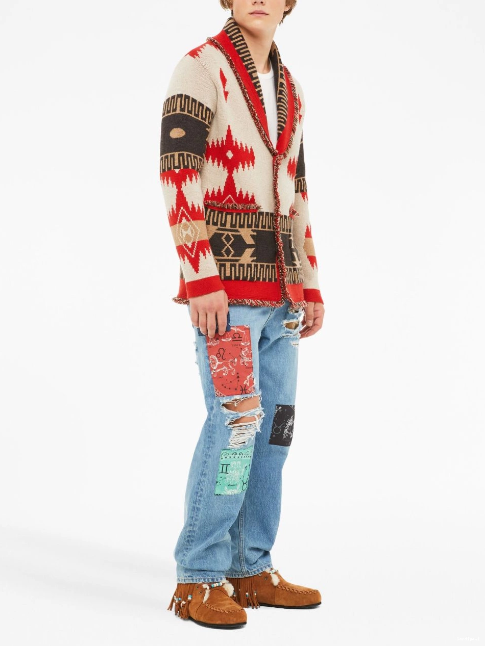 Affordable jacquard Women cardigan Alanui Icon 0717